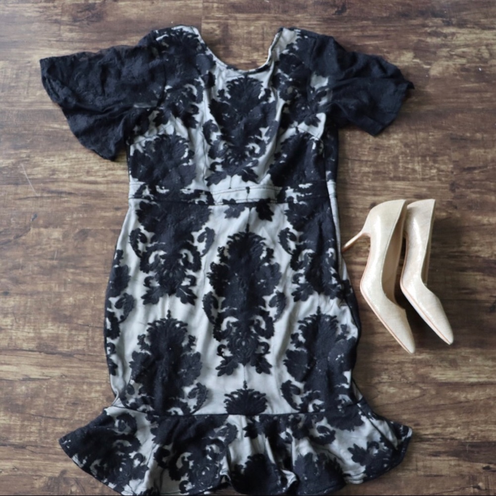 Black and White Dress